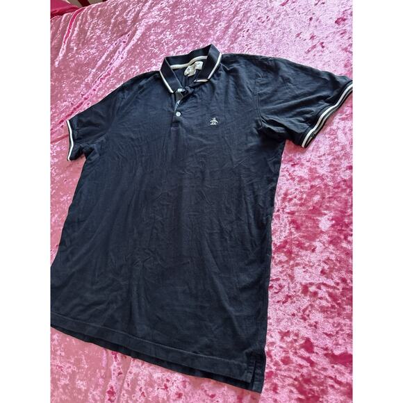 Penguin Other - Penguin Men's Shirt Collared Polo Navy White XL